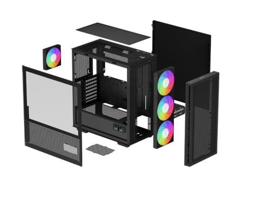 DEEPCOOL CH560 DIGITAL - PF700 Midtower ATX 700W Power Supplylı Digital Ekranlı RGB Oyuncu Kasa CH560-DIGITAL-PF700